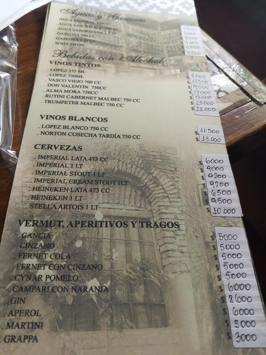 Menu La Pulpería De Cacho Di Catarina-6