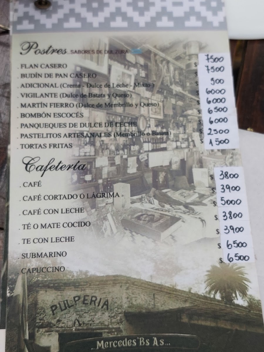 Menu La Pulpería De Cacho Di Catarina-9